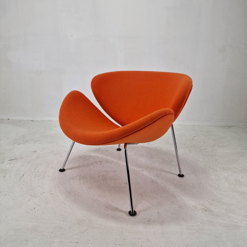 Vintage orange slice armchair by Pierre Paulin for Artifort, 1980s