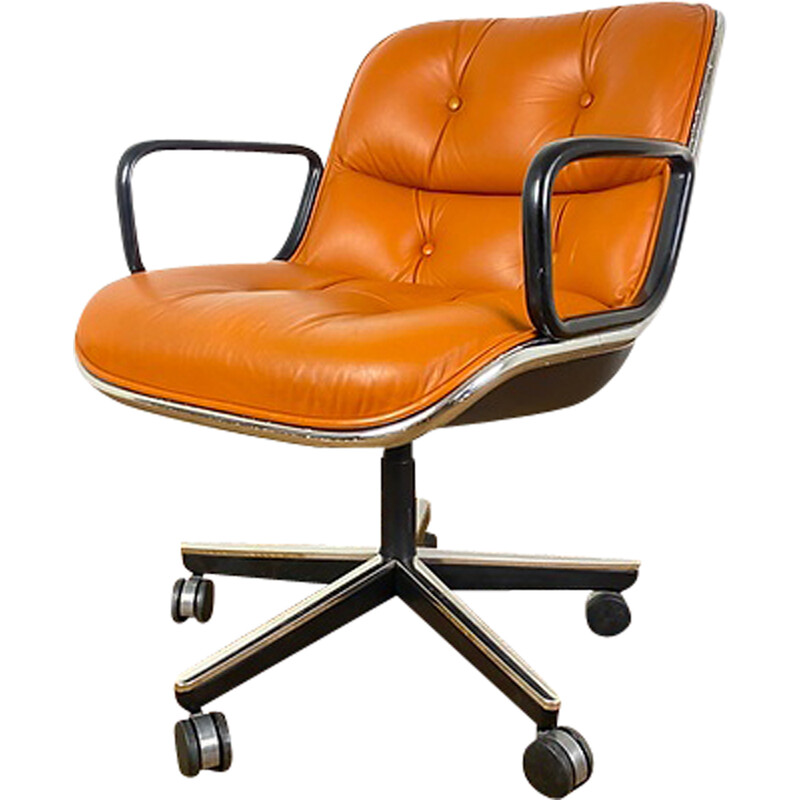 Vintage executive armchair by Pollock for Knoll