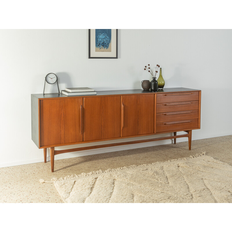 Credenza vintage in impiallacciato di teak per Heinrich Riestenpatt, Germania 1960