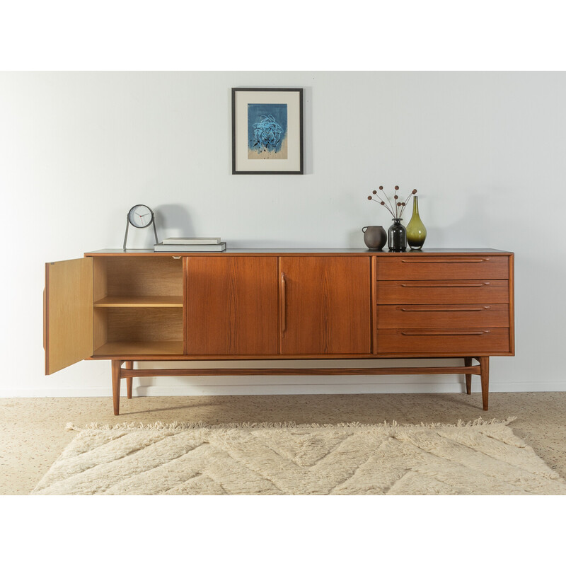 Vintage teak veneer sideboard for Heinrich Riestenpatt, Germany 1960s