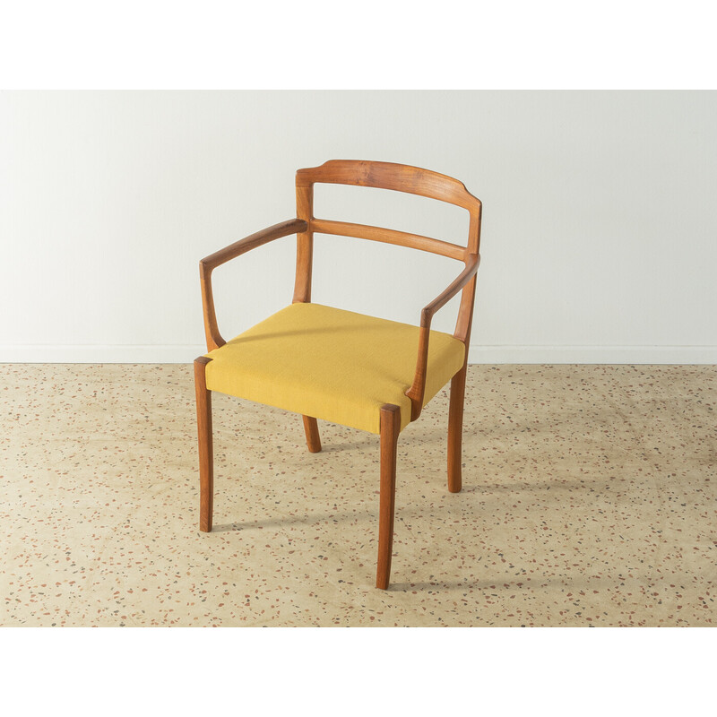 Ensemble de 6 chaises vintage en teck par Ole Wanscher pour A.J. Iversen, Danemark 1960