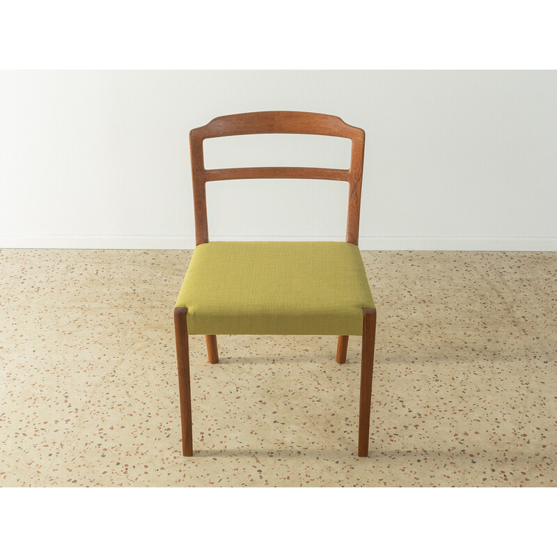 Set of 6 vintage teak chairs by Ole Wanscher for A.J. Iversen, Denmark 1960
