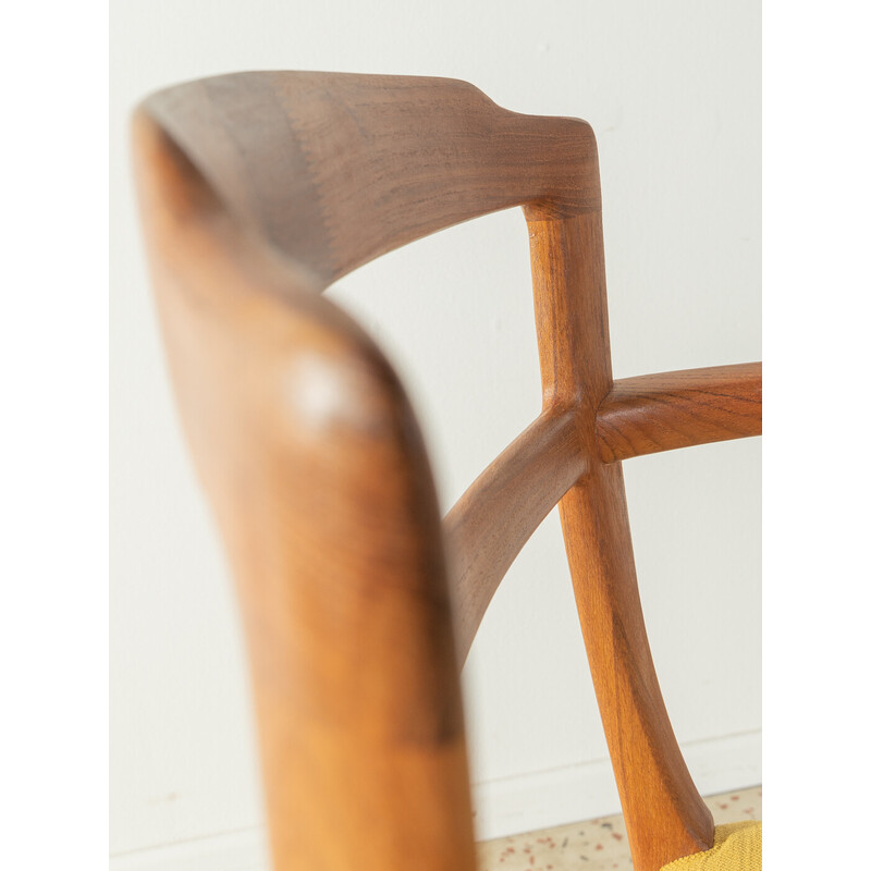 Conjunto de 6 cadeiras de teca vintage por Ole Wanscher para A.J. Iversen, Dinamarca 1960