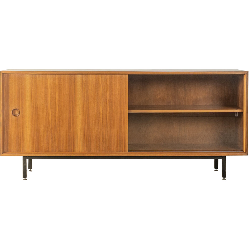 Vintage walnut sideboard by Lothar Wegner, Germany 1960s