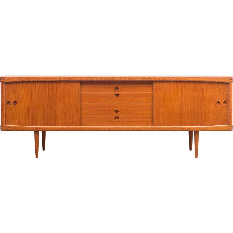 Danish vintage teak sideboard by H.W Klein for Bramin, 1960s