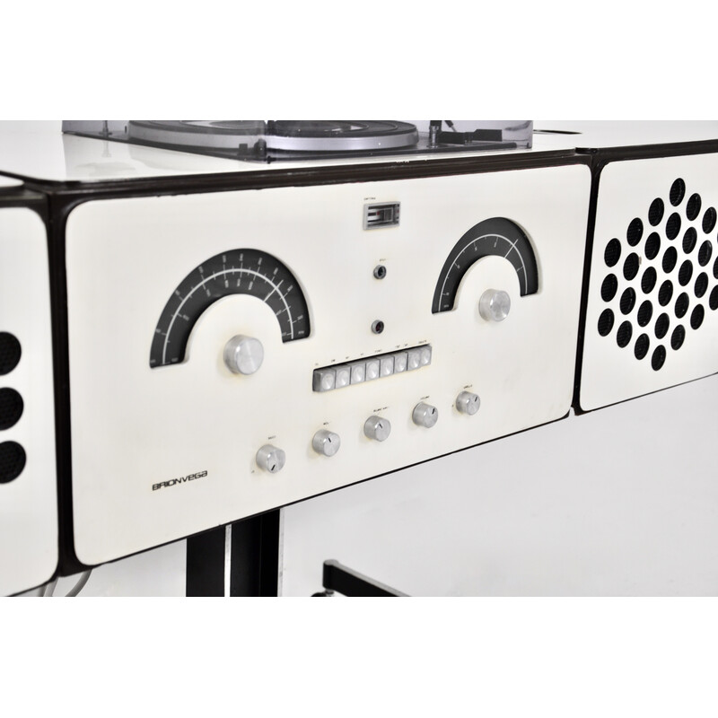Radio estéreo vintage Rr-126 de F.Lli Castiglioni para Brionvega, 1960