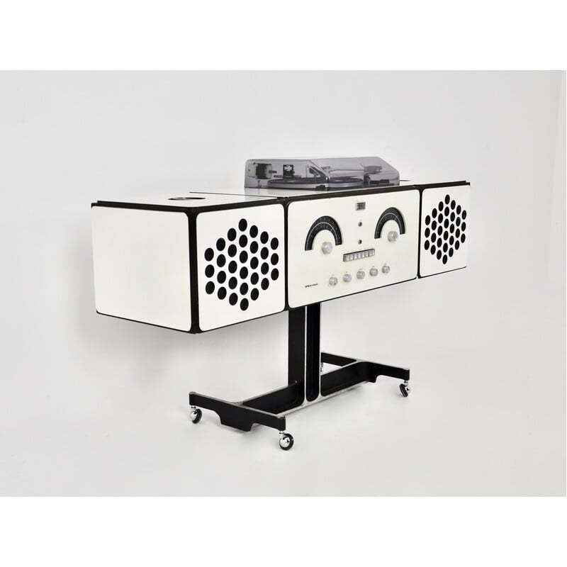 Vintage stereo radio Rr-126 van F.Lli Castiglioni voor Brionvega, 1960