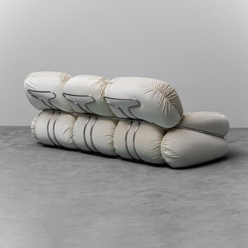 Vintage 3 seater sofa Okay by Adriano Piazzesi, 1970s