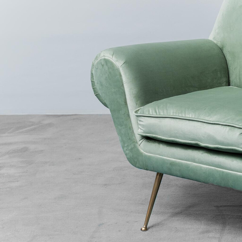 Poltrona vintage di Gigi Radice per Minotti, anni '50