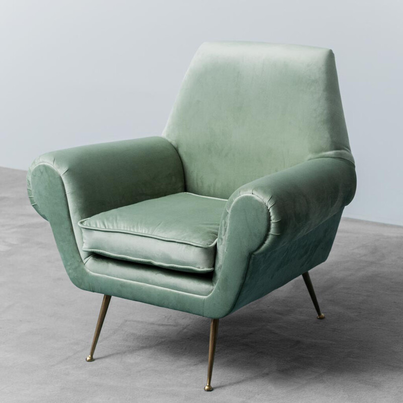 Poltrona vintage di Gigi Radice per Minotti, anni '50