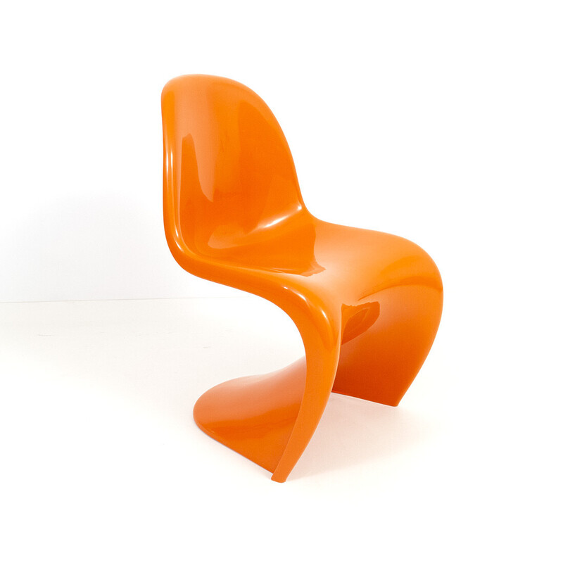 Juego de 4 sillas Panton vintage de Verner Panton para Herman Miller, 1972