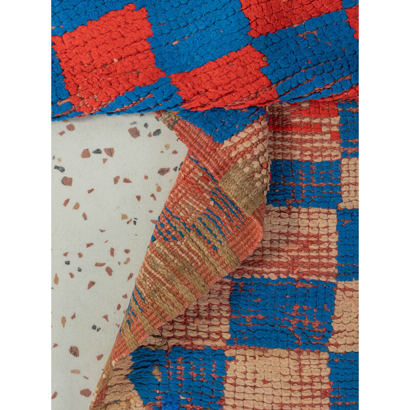 Tapis berbère Boujad vintage en laine