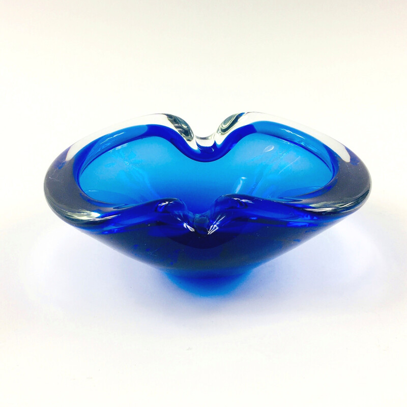 Vintage Murano glass bowl, Italy 1960s
