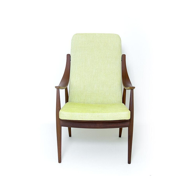 Fauteuil vintage par Peter Hvidt et Orla Molgaard Nielsen pour France et Daverkosen, Danemark