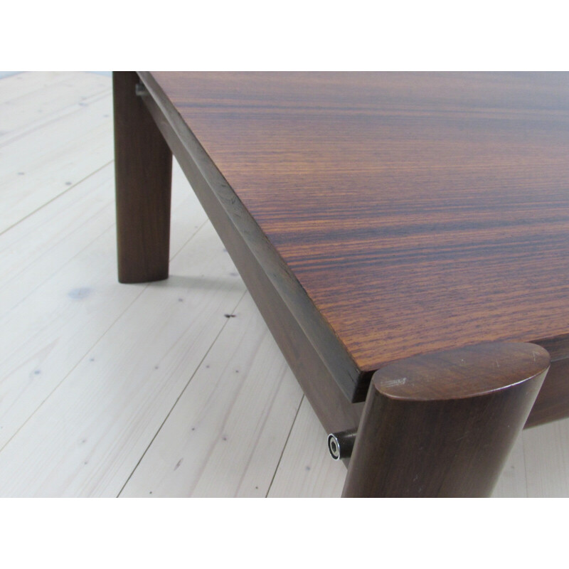 Mesa de café Vintage em Morado e Rosewood por Percival Lafer para Móveis Lafer, 1971