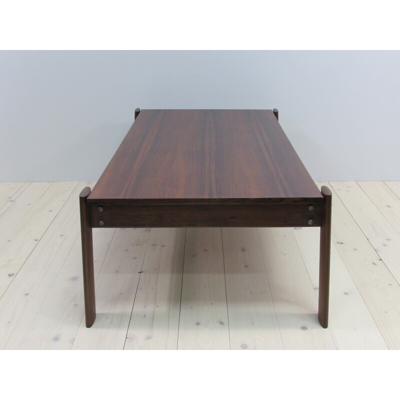 Table basse vintage en morado et palissandre de Percival Lafer pour Móveis Lafer, 1971