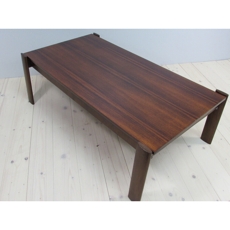 Vintage coffee table in morado and rosewood by Percival Lafer for Móveis Lafer, 1971