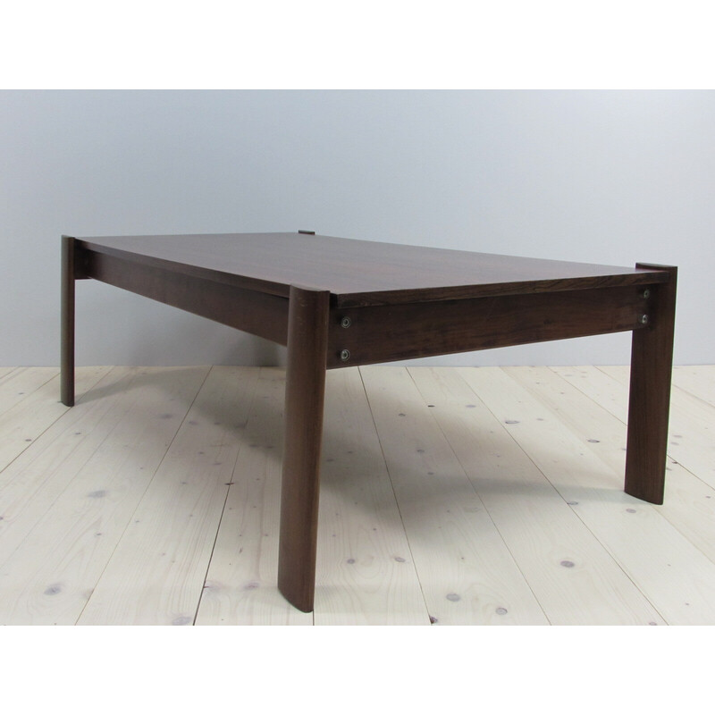 Vintage coffee table in morado and rosewood by Percival Lafer for Móveis Lafer, 1971
