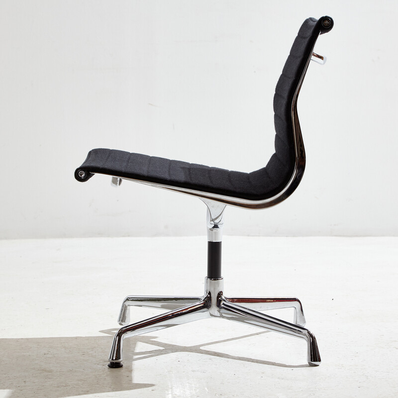 Vintage Ea105 office swivel armchair by Charles and Ray Eames for Vitra, 1950s