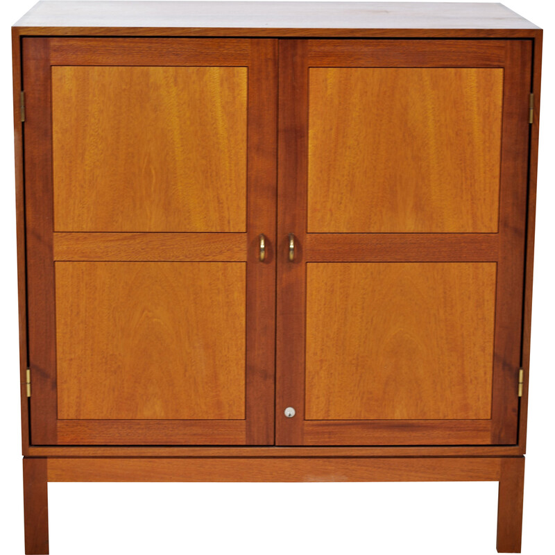 Vintage mahogany highboard by Christian Hvidt for Soborg Mobler, 1960