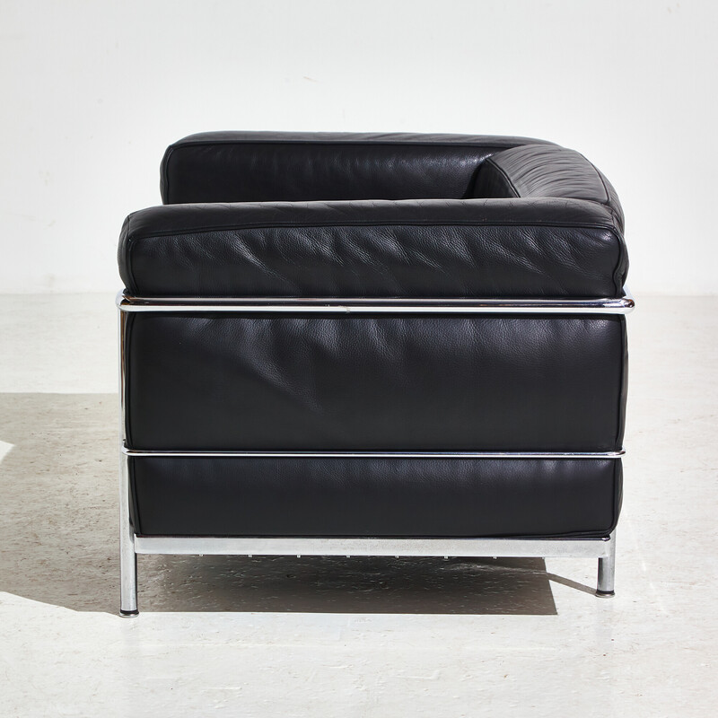 Vintage Lc3 leather armchair for Cassina