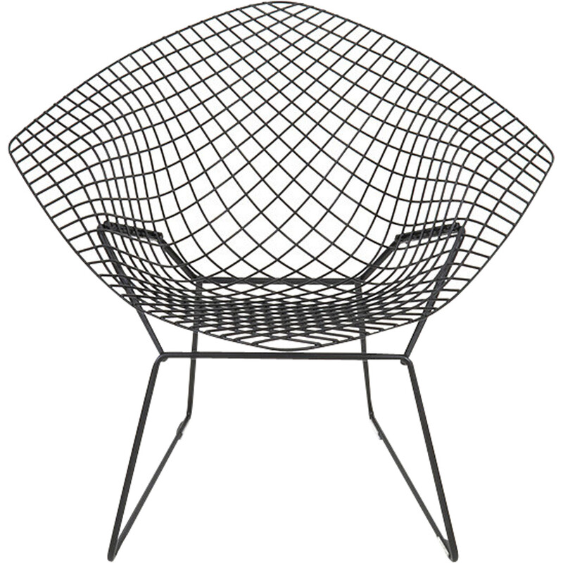 Vintage Diamond armchair by Harry Bertoia for Knoll, Italy 1970s