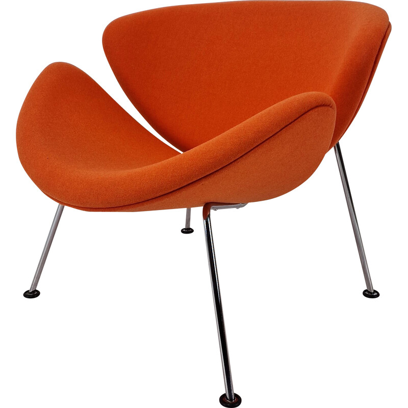 Vintage orange slice armchair by Pierre Paulin for Artifort, 1980s