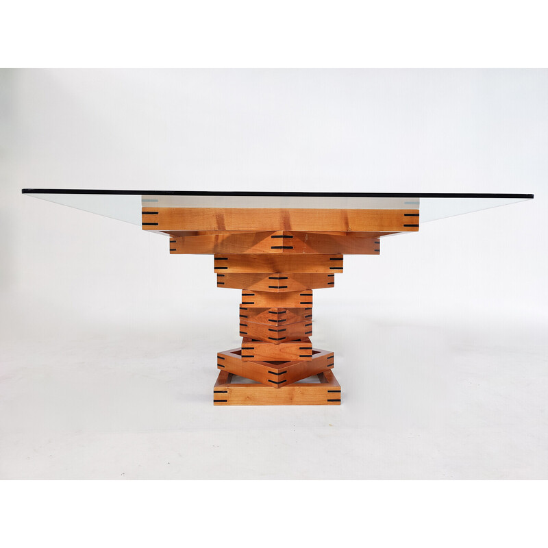 Mid century "Metaphora" coffee table by Massimo et Lella Vignelli for Martinelli Luce