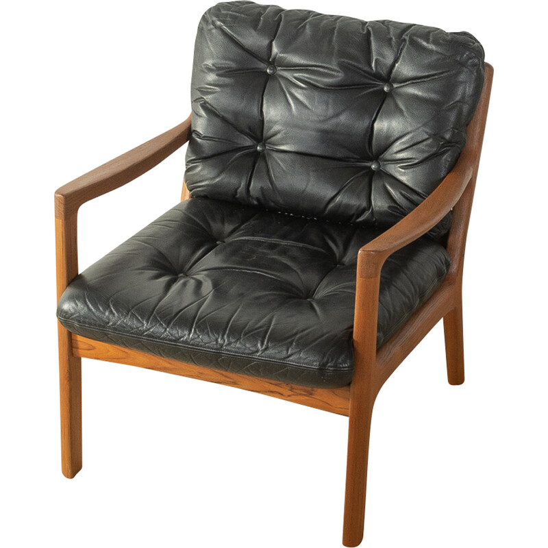 Vintage Senator armchair in teak by Ole Wanscher for France and Søn, Denmark 1960