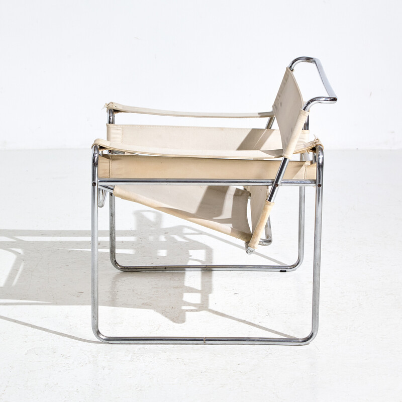 Paar vintage fauteuils model B3 van Marcel Breuer voor Gavina, jaren 1960