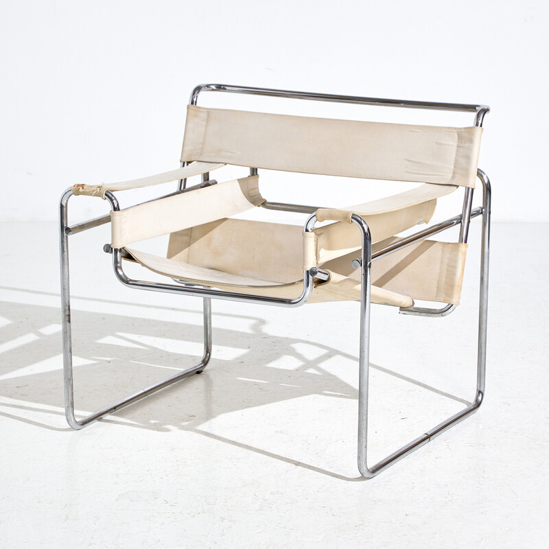 Paar Vintage-Sessel Modell B3 von Marcel Breuer für Gavina, 1960er Jahre