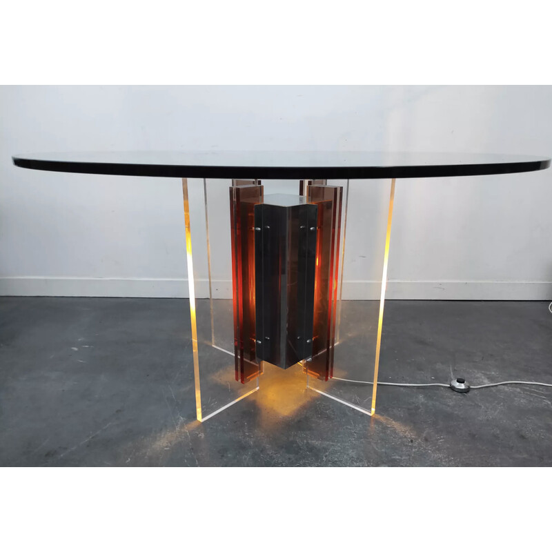Vintage table by Philippe Jean, 1970