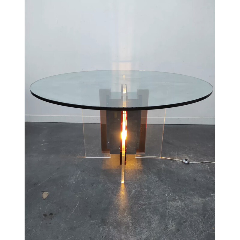 Vintage table by Philippe Jean, 1970