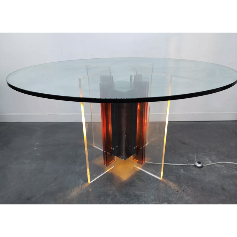 Table vintage par Philippe Jean, 1970