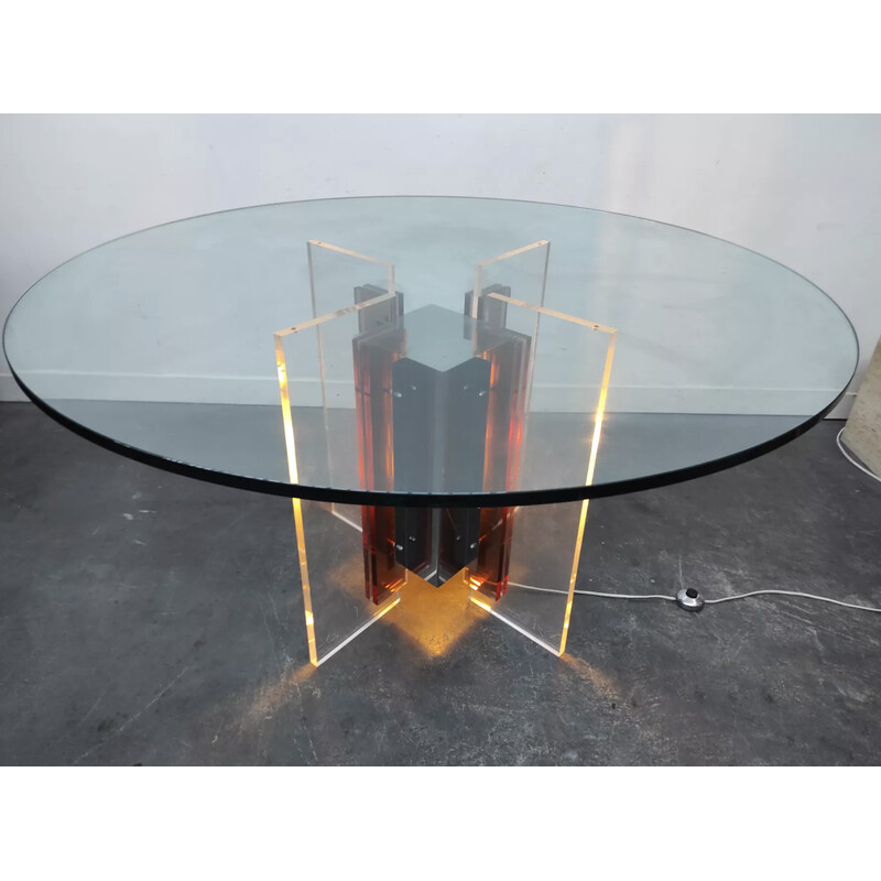 Vintage table by Philippe Jean, 1970