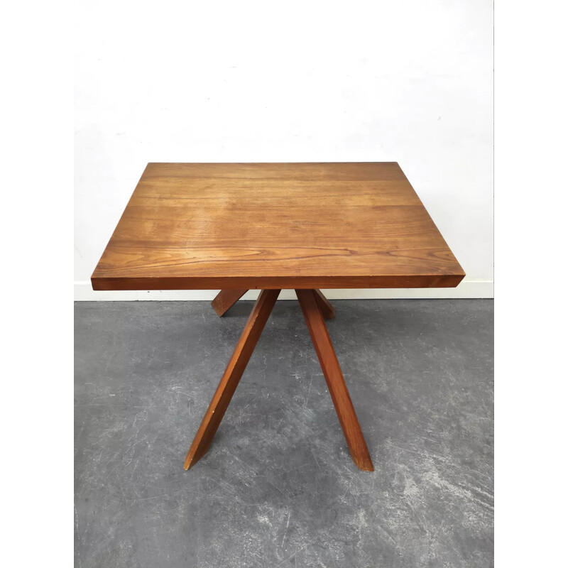 Vintage Tisch aus Ulme von Pierre Chapo, 1950