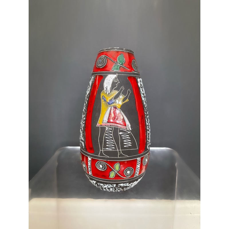 Vase vintage en céramique par Giulianelli, 1960