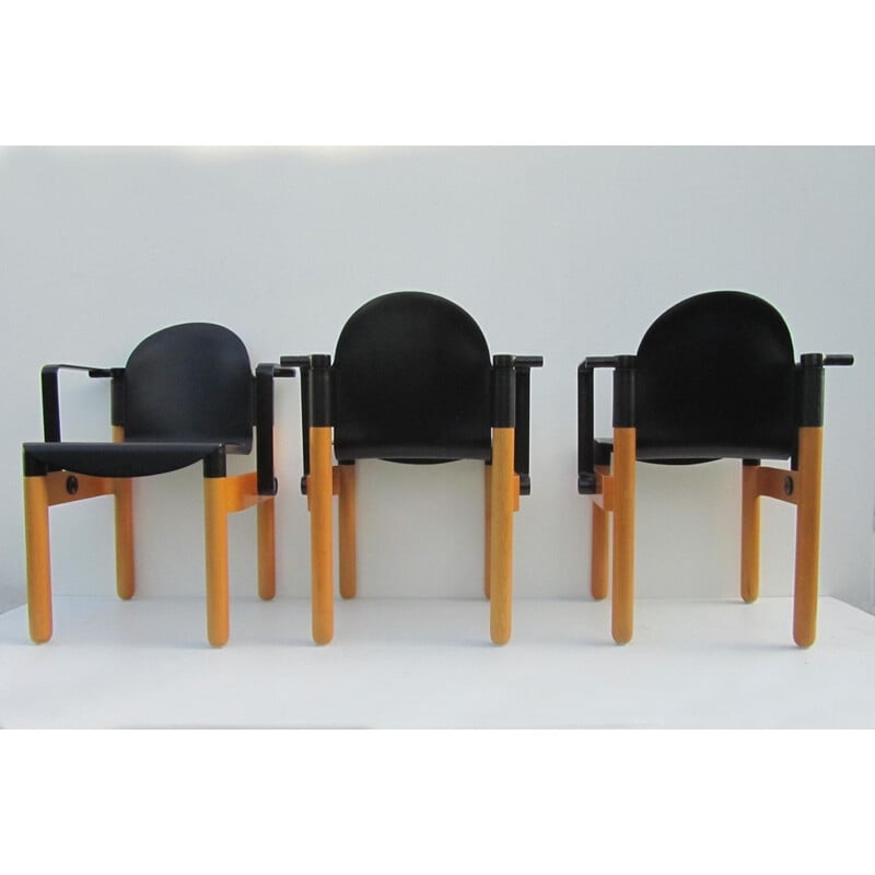 Set of 6 Flex Dining Chairs by Gerd Lange for Thonet