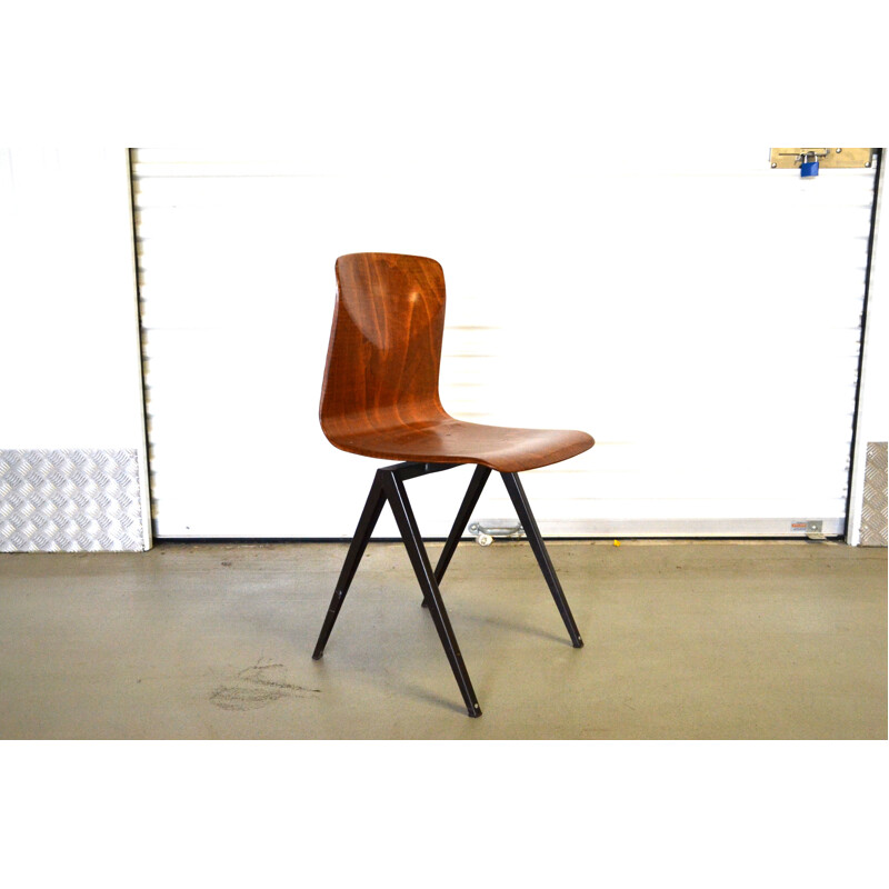Caramel Galvanitas S19 chairs - 1970