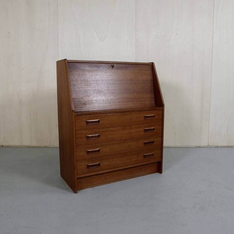 Vintage danish secretary in teak