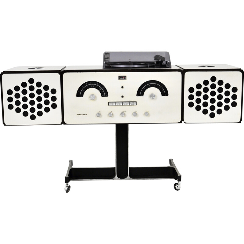 Vintage stereo radio Rr-126 van F.Lli Castiglioni voor Brionvega, 1960