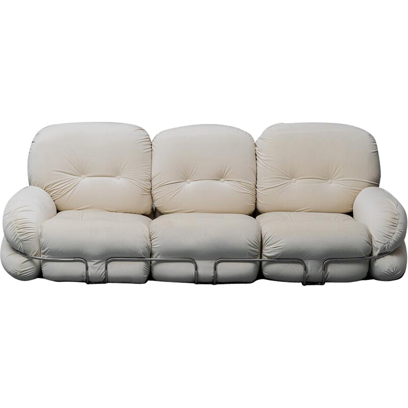 Vintage 3 seater sofa Okay by Adriano Piazzesi, 1970s