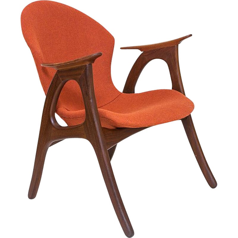 Danish vintage armchair by Aage Christiansen for Erhardsen and Andersen, 1961