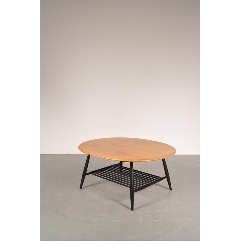 Wooden coffee table, Lucian Ercolani - 1950s