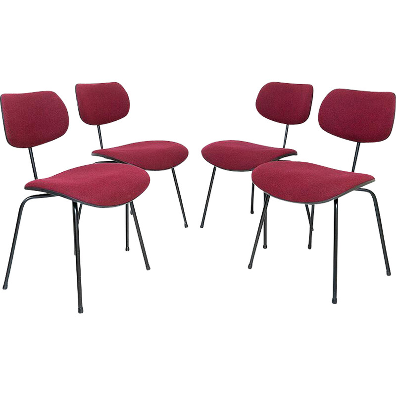 Set of 4 vintage Se68 chairs by Egon Eiermann for Wilde and Spieth, 1951