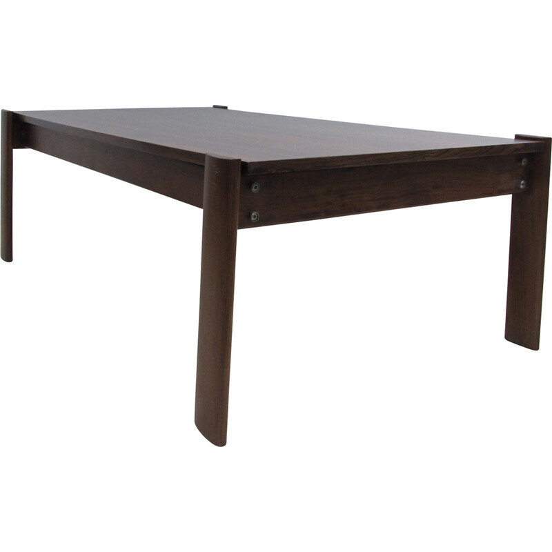 Mesa de café Vintage em Morado e Rosewood por Percival Lafer para Móveis Lafer, 1971