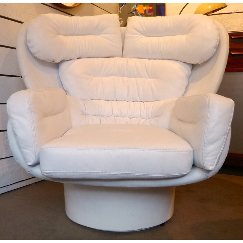 White ELDA armchair - 1970s