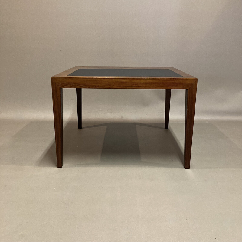 Table basse scandinave vintage en palissandre par Kai Kristiansen, 1950