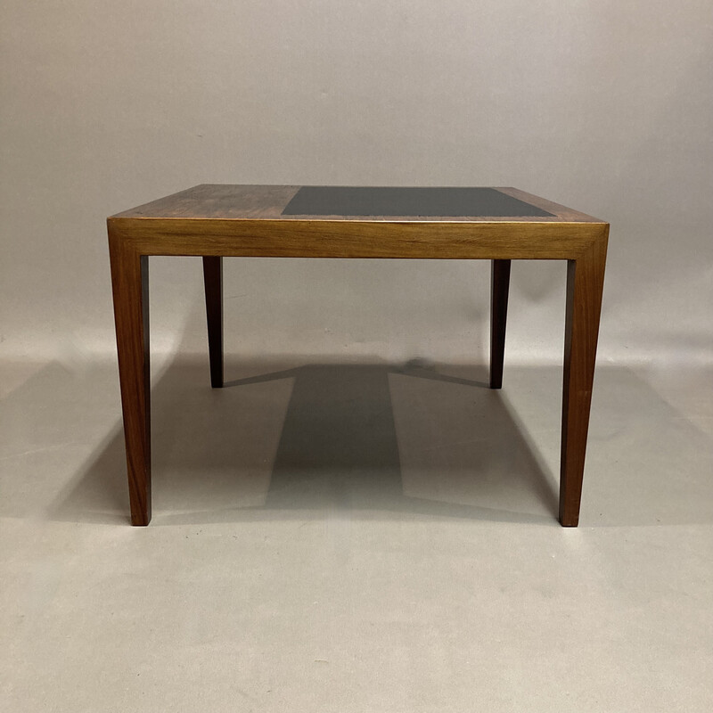 Table basse scandinave vintage en palissandre par Kai Kristiansen, 1950