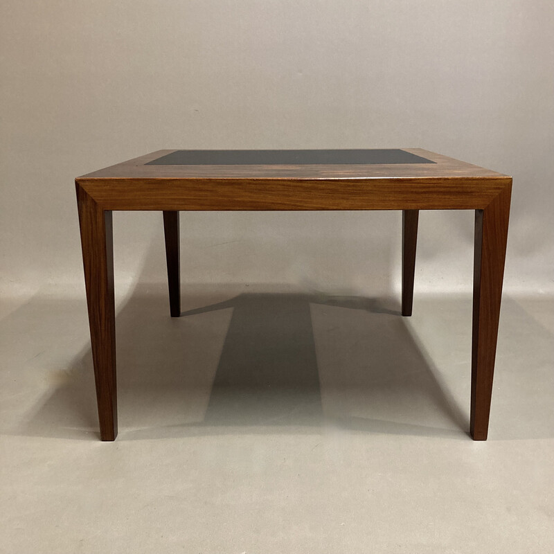 Table basse scandinave vintage en palissandre par Kai Kristiansen, 1950